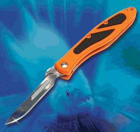Havalon Piranta-EDGE Knife/Blaze Orange Handle