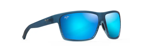 Maui Jim Alenuihaha Sunglasses - Blue Black Stripe / Blue Hawaii