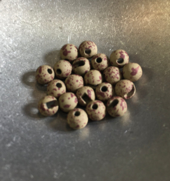 Mottled Tactical Slotted Tungsten Bead 3/16" 4.6mm