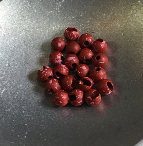 Mottled Tactical Slotted Tungsten Bead 3/16" 4.6mm