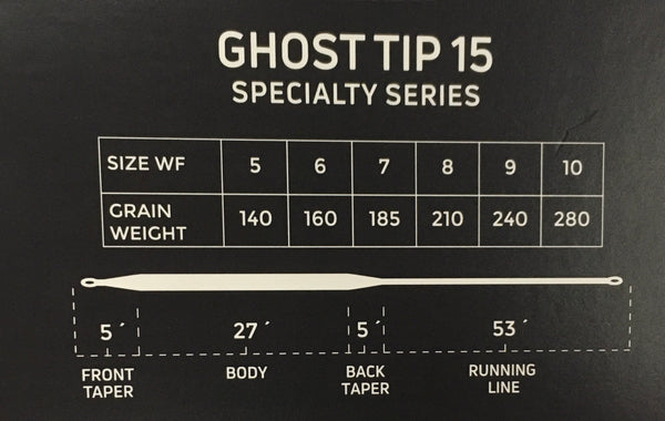 Cortland Ghost Tip 15 Fly Line