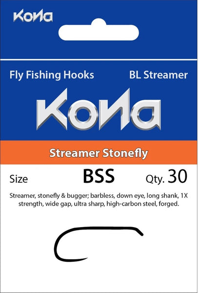Kona BSS Barbless Streamer Hook