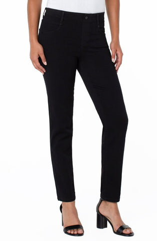 Liverpool Gia Glider Slim Jeans / Black