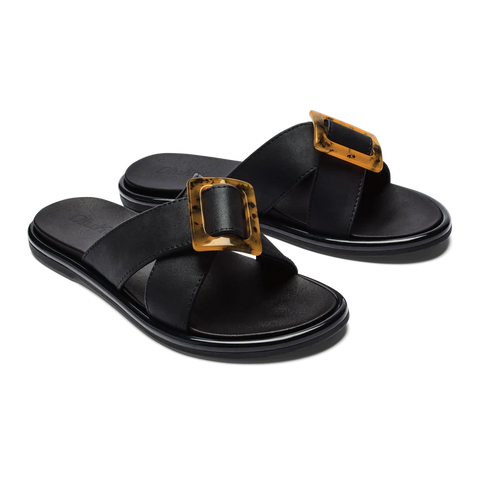 Olukai Women's La'i Slide / Black - Black