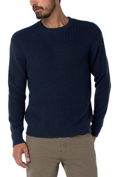 Liverpool Crew Neck Sweater- Navy