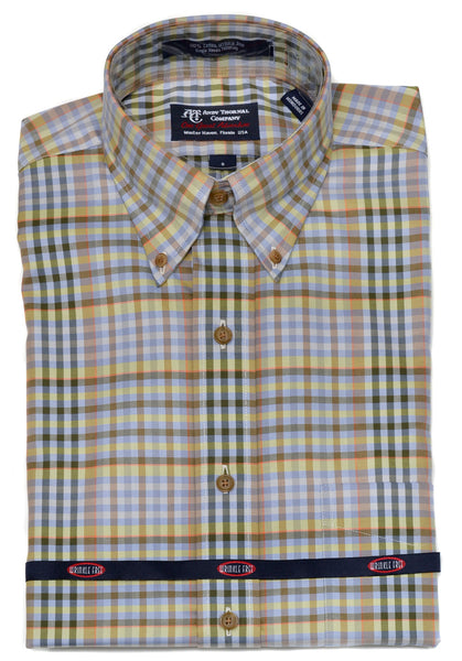 Andy Thornal Men's Long Sleeve Wrinkle Free Button Down Sport Shirt /M Blue #203558-43