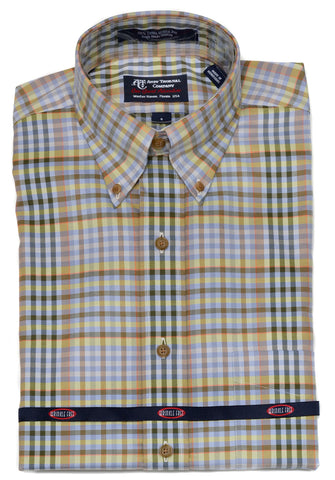 Andy Thornal Men's Long Sleeve Wrinkle Free Button Down Sport Shirt /M Blue #203558-43