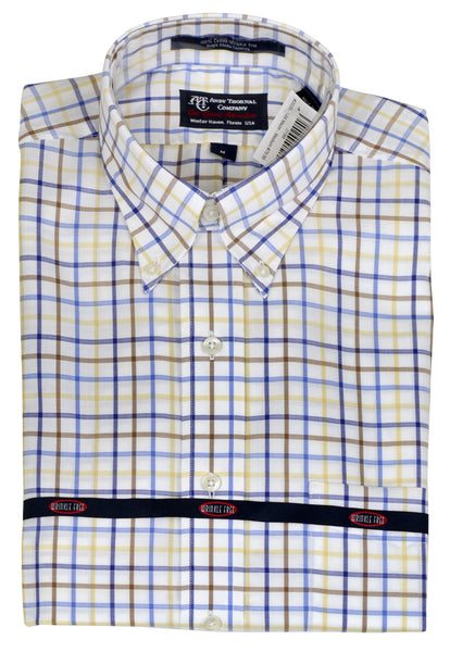 Overton Wrinkle Free L/S Sport Shirt/Maize #203554-88