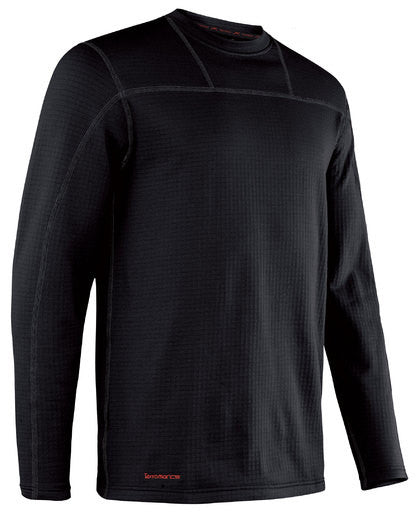 Terramar Mens Climasense 3.0 Ecolator TR Crew Top/Black
