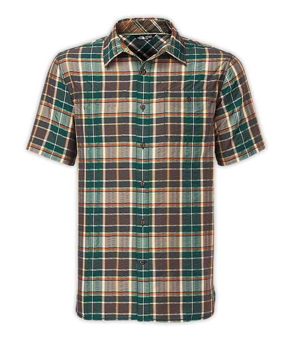 The North Face Men s S S Alcosta Shirt Deep Teal Blue Deep Teal Blue Medium