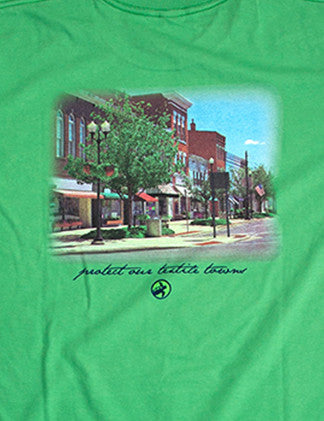 Loggerhead Mens S/S Mission Towns Tee/Grass Green