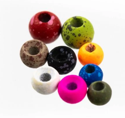 Mottled Tactical Slotted Tungsten Bead 5/32" 3.8mm