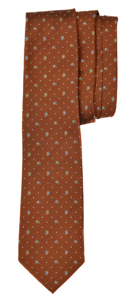 Pacific Silk "Neat Paisley and Dots" Neckwear