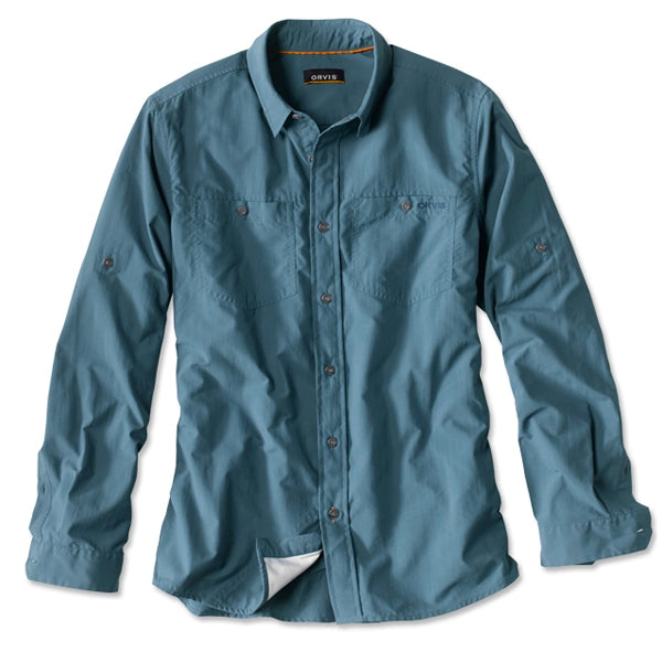 Orvis Escape LS Shirt/Bay Blue - Andy Thornal Company