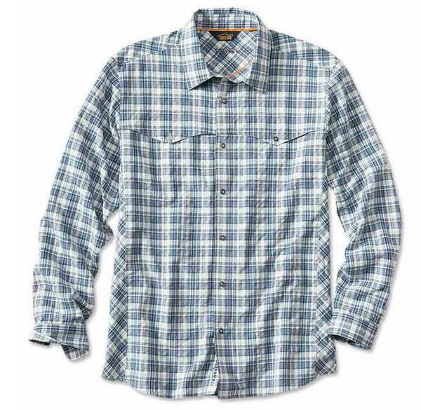 Orvis Men's Coastal Creek L/S Shirt/Blue
