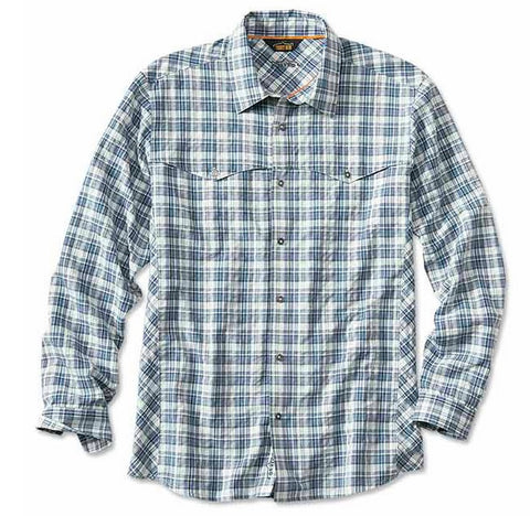 Orvis Men's Coastal Creek L/S Shirt/Blue