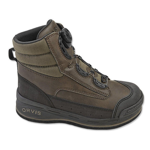 Orvis Mens Boa Pivot Felt Boot/Brown