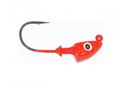 Bass Assassin - Pro Elite Jighead/Red-Copper Flake 1/4 oz - Andy