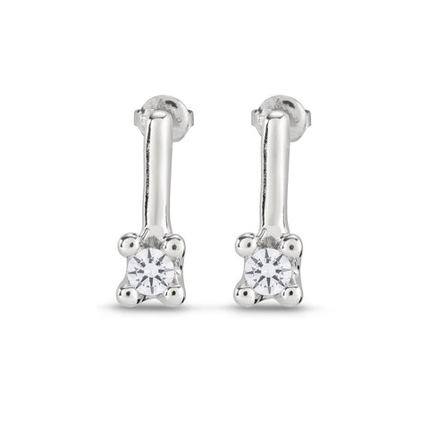Uno de 50 Silver Divine Drop Earrings