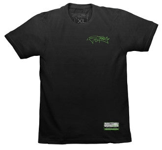 Estrada Peacock Bass S/S Shirt/Black #400-124