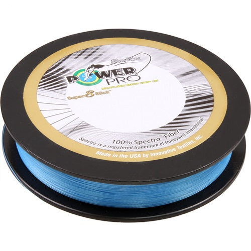 powerpro spectra braided fishing line Power Pro Super 8 Slick Braided Fishing Line 20lb 150yd/Marine Blue