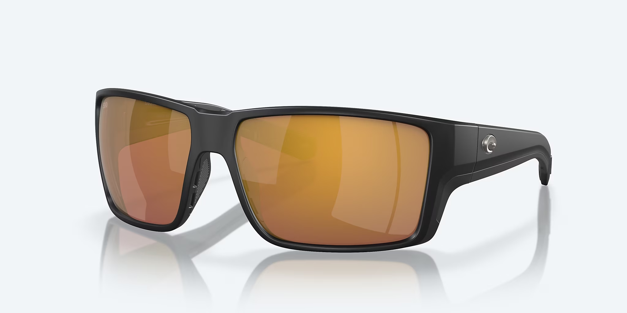 Costa Del Mar Inlet Sunglasses - Shiny Black/Blue Mirror 580P