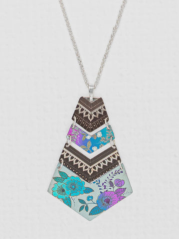 Holly Yashi Avant Garden Blue Mist Necklace