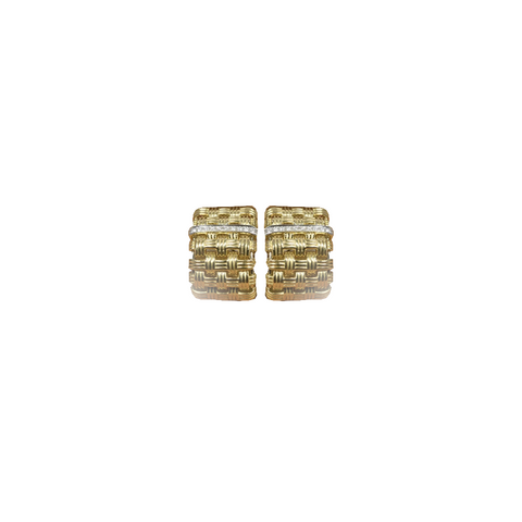 Roberto Coin - 18kt Gold & Diamond Earrings