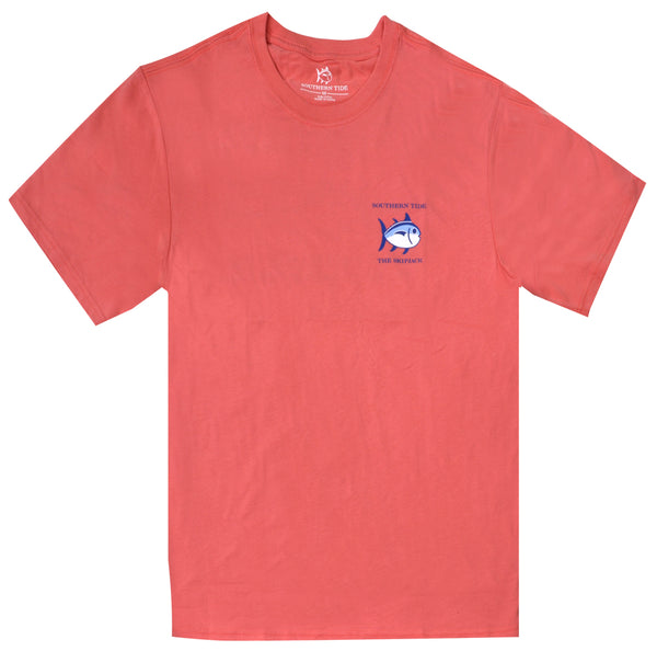 Southern Tide Men's Original Skipjack SS Shirt/Rouge Red