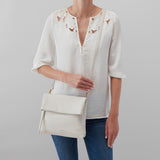Hobo Draft (Powder White) Crossbody Purse