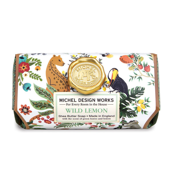 Michel Design Works Wild Lemon Large Bath Bar Soap