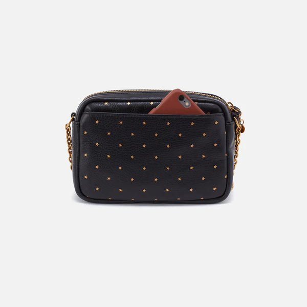 Hobo Renny Small Crossbody (Black w/Stars) Purse