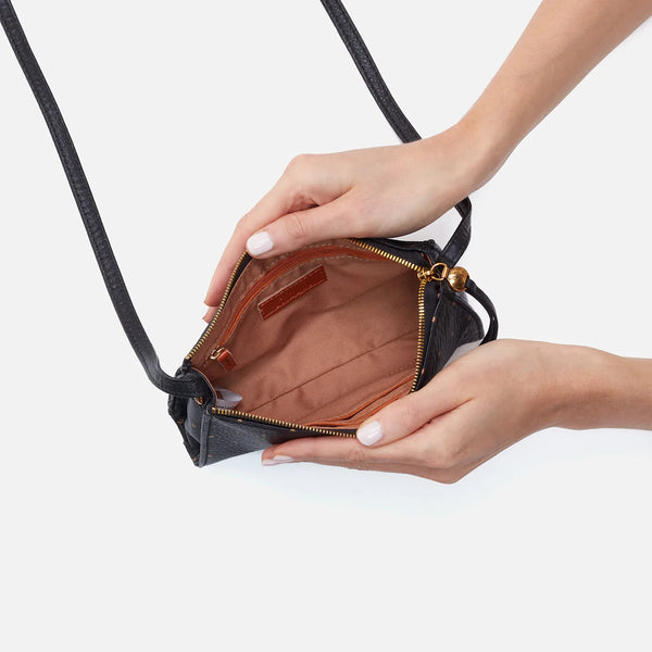 Hobo Jewel (Blackw/Gold Stars) Crossbody Purse