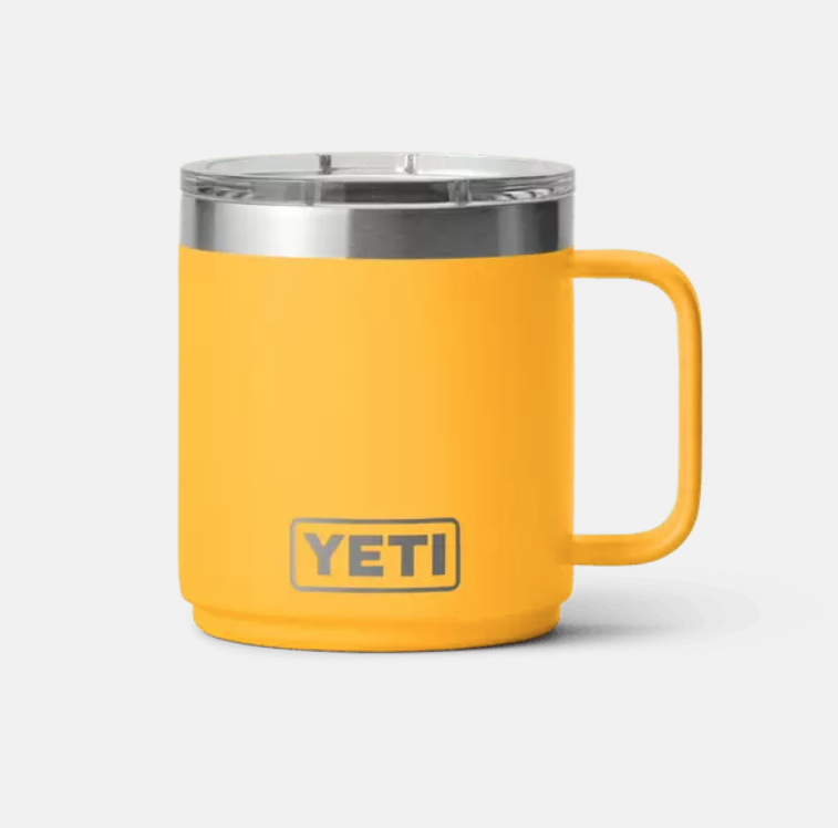 Yeti Rambler 10oz Mug Stackable / Alpine Yellow - Andy Thornal Company