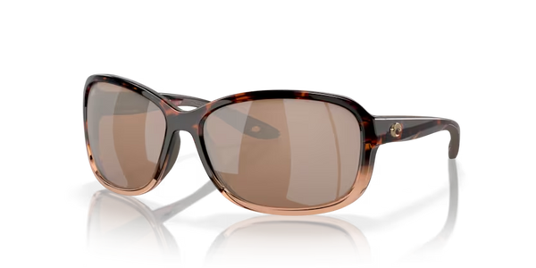 Costa Del Mar Seadrift Sunglasses - Shiny Tortoise Fade / Copper Silver Mirror 580G
