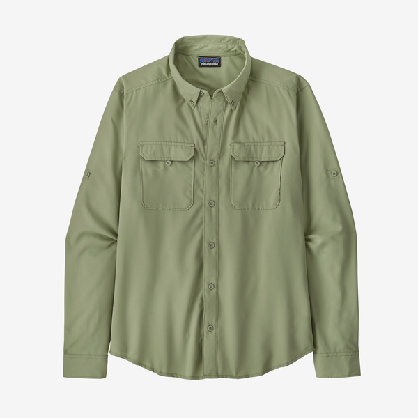 Patagonia Men's LS Self Guided Hike Shirt / Salvia Green