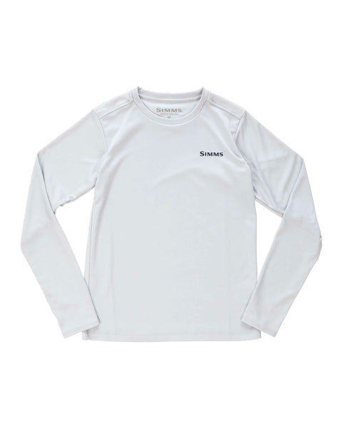 Simms Youth Solar Tech LS Shirt / Sterling
