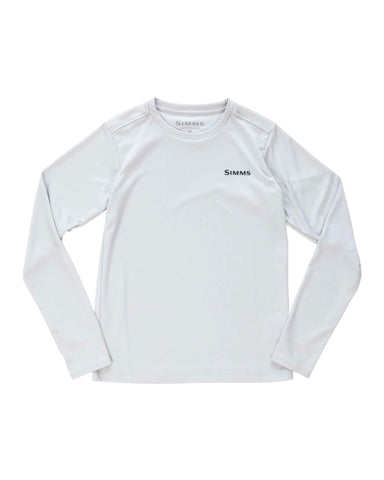 Simms Youth Solar Tech LS Shirt / Sterling
