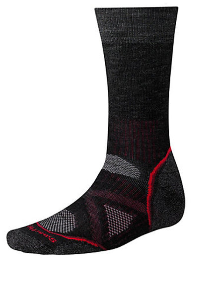 SmartWool PhD Nordic Medium Cushion Crew Sock/Black #386-056