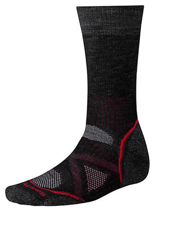 SmartWool PhD Nordic Medium Cushion Crew Sock/Black #386-056