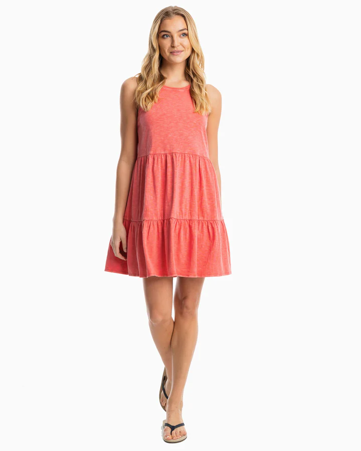 Southern Tide Natalia Sun Farer Tank Dress / Rouge Red - M Southern Tide Natalia Sun Farer Tank Dress / Rouge Red - M