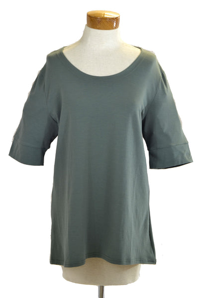 ExOfficio Womens Go To Crew 1/2 Sleeve/Rosemary - Closeout