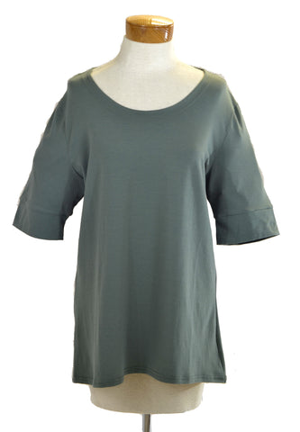 ExOfficio Womens Go To Crew 1/2 Sleeve/Rosemary - Closeout