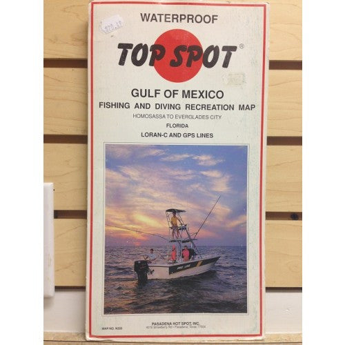 Top Spot - Gulf of Mexico Fishing & Diving Recreation Area Map