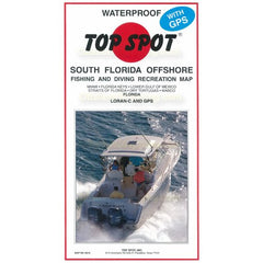 Top Spot - South Florida Offshore Fishing and Diving Recreation Map #N210