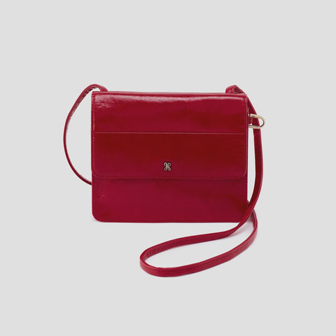 Hobo Jill Crossbody (Crimson) Wallet