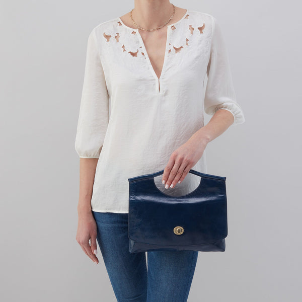 Hobo Mila (Denim) Clutch Purse