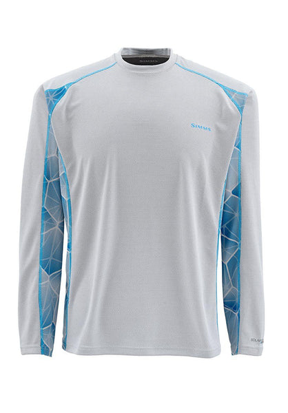 Simms Waypoint L/S Crewneck Tee/White