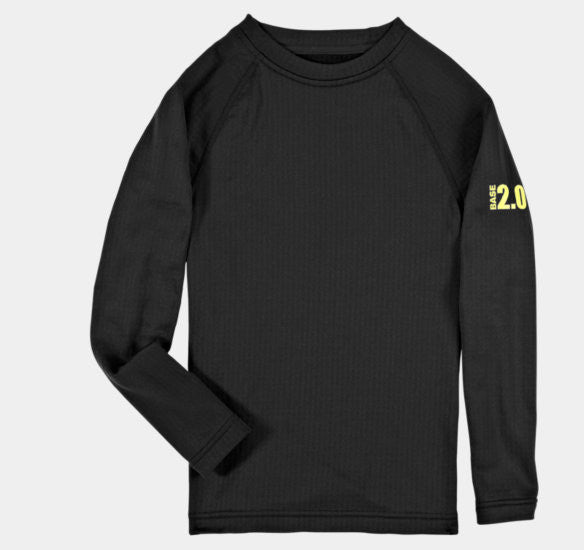 Under Armour Youth Base Layer 2.0 Crew Top/Black #1241737 - Andy