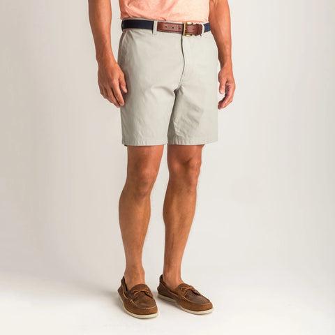 Duck Head Men's Harbor Performance Short - 8"/ Limestone Gray